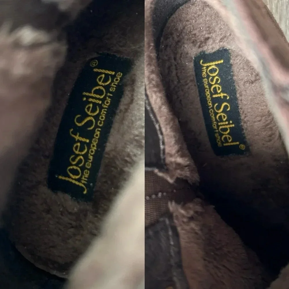 Josef Seibel Brown Colour Oily Suede Leather Bootie